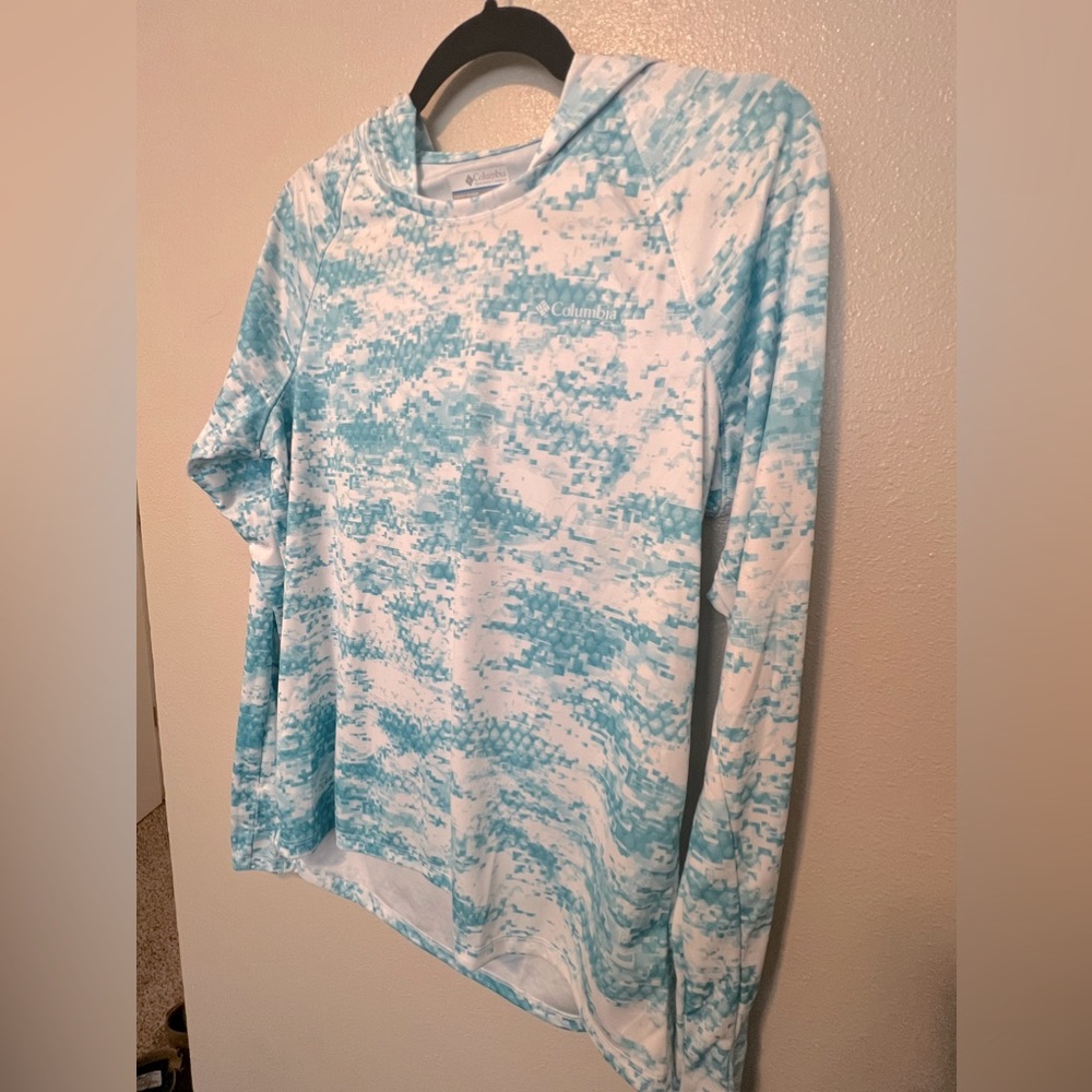 Columbia PFG hooded fishing shirt